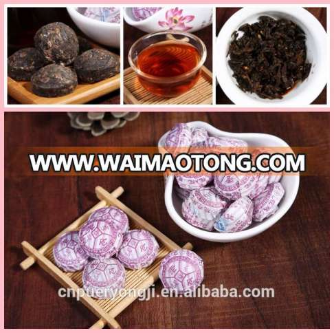 Famous Brand Chinese Yunnan Puerh tea health body rose flavor mini tuo tea